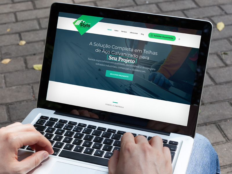 Projeto Website Stilo Telhas